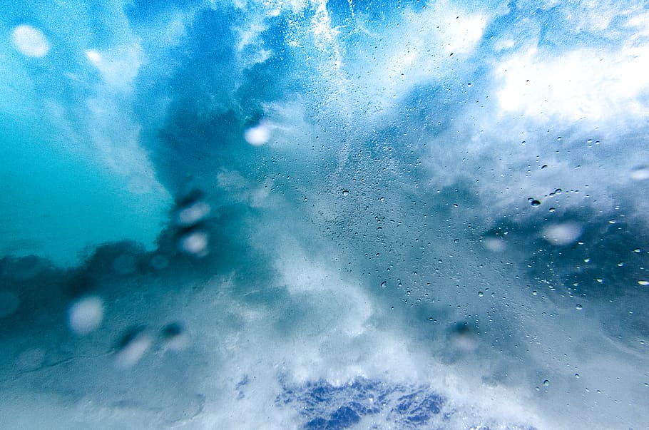 White and Blue Bubbles, bright, clear, color, creative, daylight HD wallpaper
