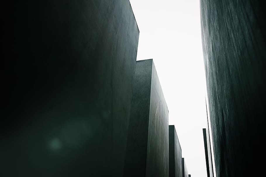 low angle photography of buildings during daytime, remember, dark HD wallpaper