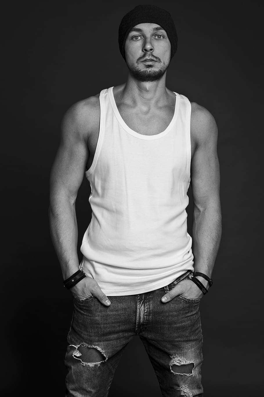 man, guy, beautiful, jeans, stylish, fashion, strong, body HD wallpaper