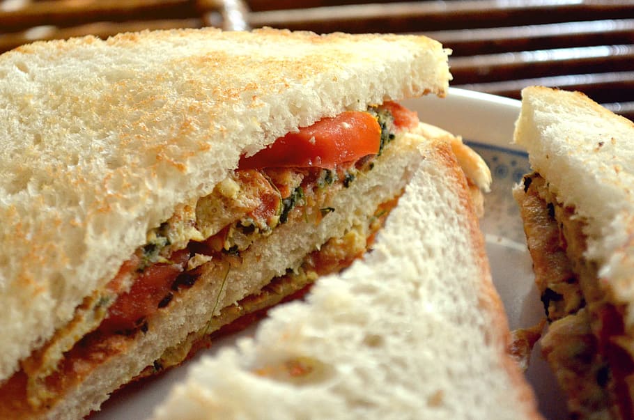 Stuffed bread, food, kitchen, food and drink, close-up, sandwich HD wallpaper