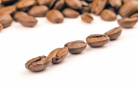 Bunch of Coffee Beans, background, brown, caffeine, close-up HD wallpaper