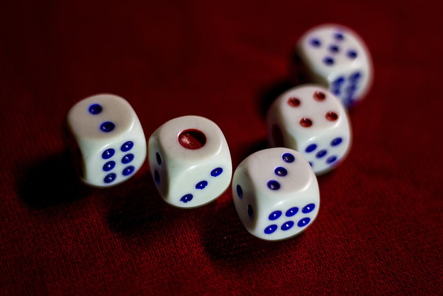 dice, game, chance, gamble, statistic, probability, win, long straight, HD wallpaper