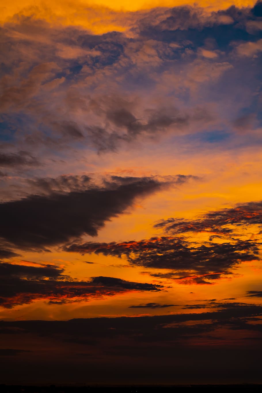 sky during golden hour, nature, outdoors, sunset, dawn, dusk HD wallpaper