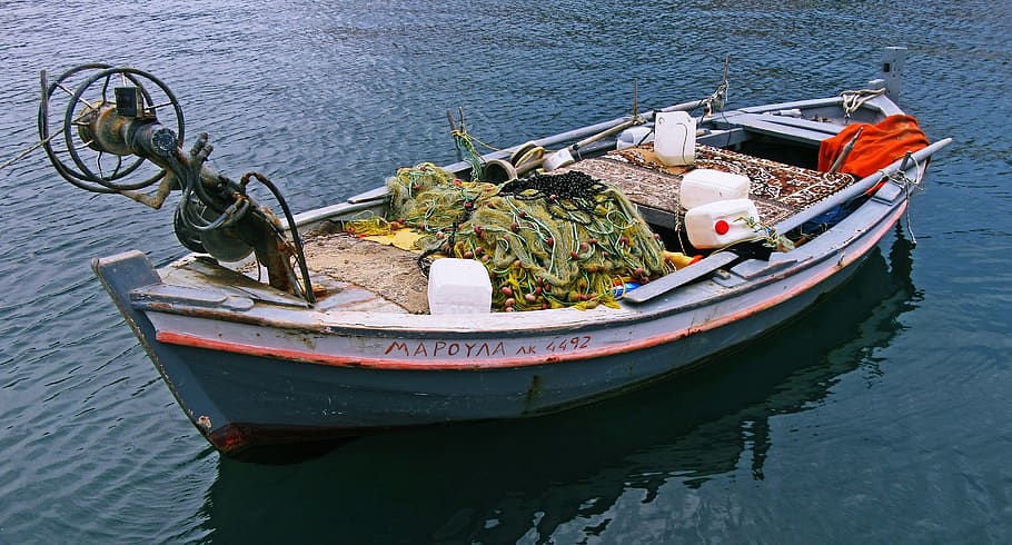 white empty boat, watercraft, transportation, vehicle, vessel HD wallpaper