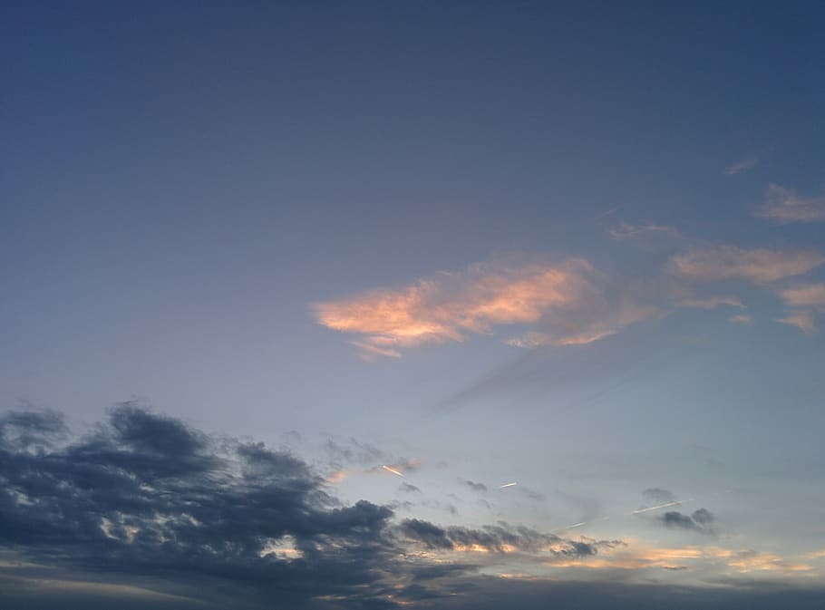 france, limay, sky, cloud, plane, cloud - sky, beauty in nature HD wallpaper