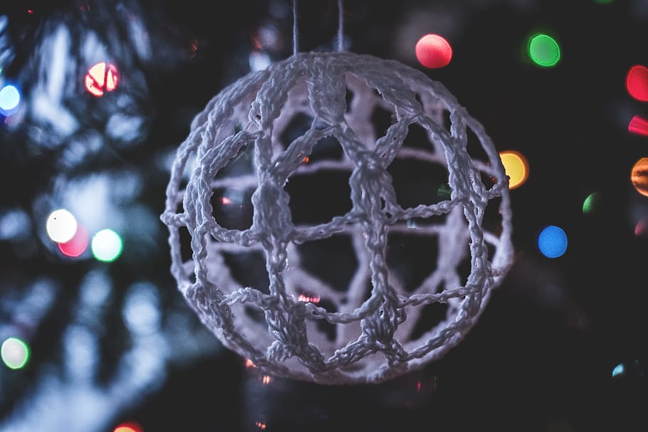 Macro Shift Photography of Ball Ornament, abstract, art, blur HD wallpaper