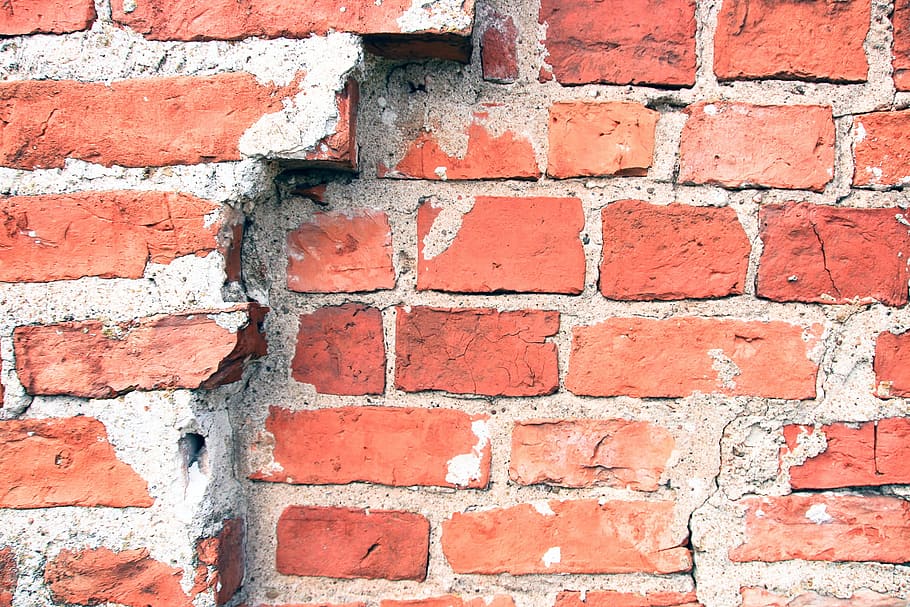 brick, wall, background, old, photography, dirty, nobody, brown HD wallpaper