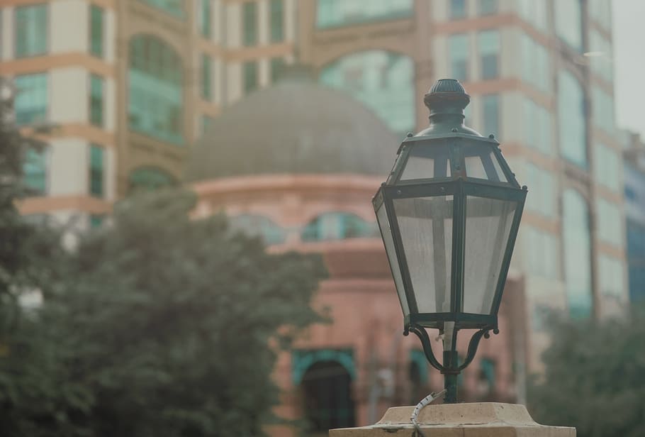 Photo of Turned Off Black Street Lantern, antique, architecture, HD wallpaper