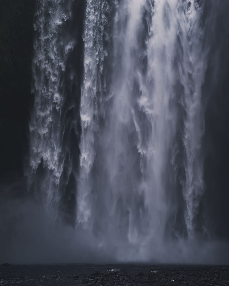 waterfalls during daytime, nature, river, outdoors, iceland, landscape HD wallpaper