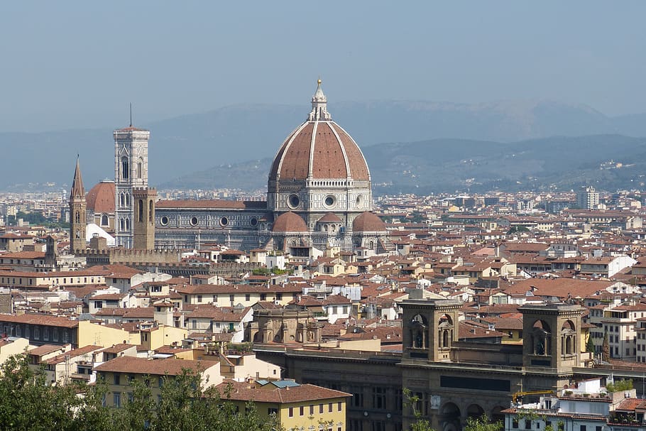 florence, italy, architecture, dome, travel, renaissance, tuscany HD wallpaper