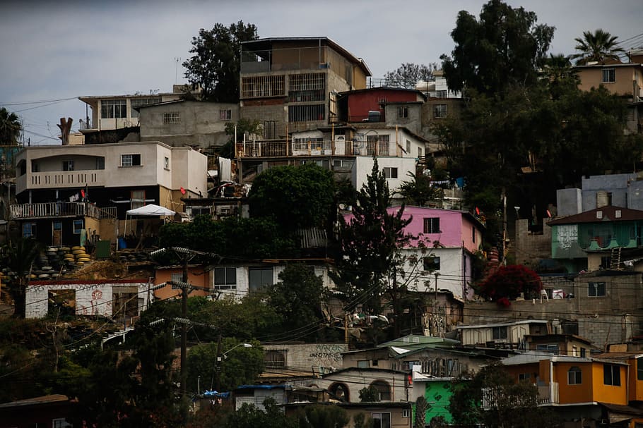 mexico, tijuana, poverty, hot, mess, town, ghetto, shanty town, HD wallpaper