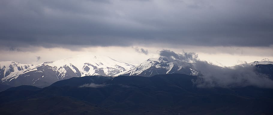 snow mountain during daytime, outdoors, nature, mountain range HD wallpaper