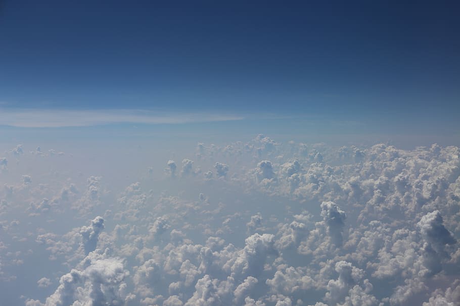 Aerial Photography of Clouds, aerial view, cloudscape, cloudy HD wallpaper