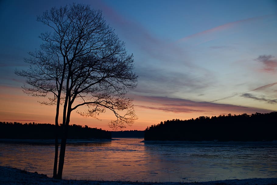 nature, outdoors, sky, sunset, dawn, dusk, red sky, sunrise HD wallpaper