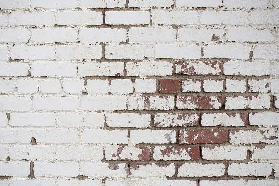 White Brick Wall, bricks, surface, architecture, built structure HD wallpaper