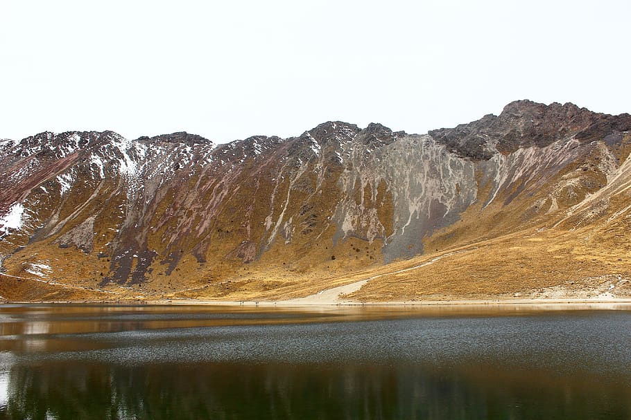 brown mountains during daytime, water, scenics - nature, beauty in nature HD wallpaper