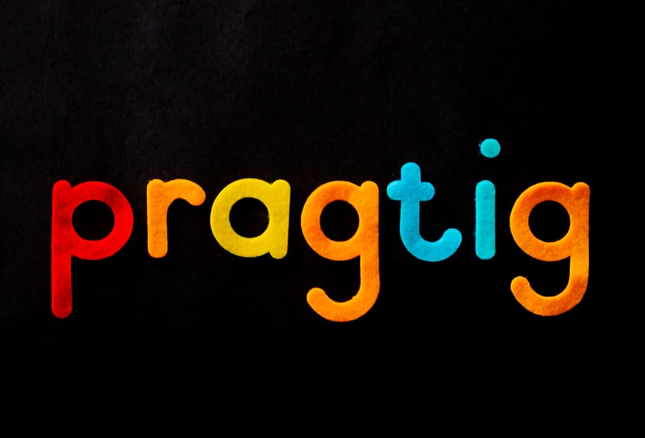 Pragtig Logo, abc, alphabet, art, black background, children HD wallpaper