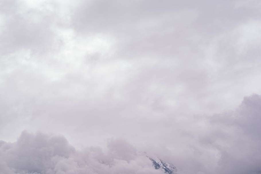 austria, kaprun, kitzsteinhorn, cloudy, forest, mountain, storm HD wallpaper