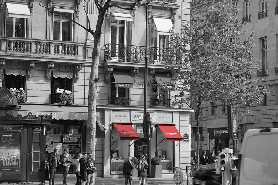 paris, france, shops, sightseeing, culture, city, building exterior