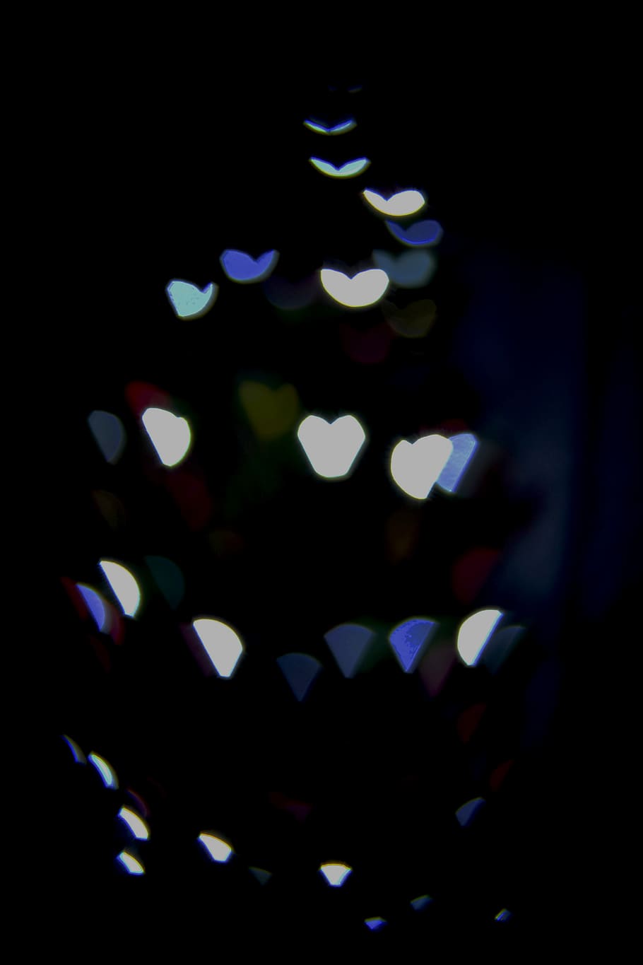 bokeh, light, lights, christams tree, christmas, xmas, bouble, HD wallpaper