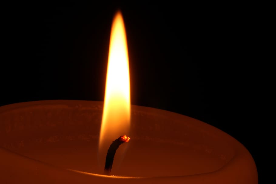 flame, candle, candlelight, fire, burn, birthday, heat, shining HD wallpaper