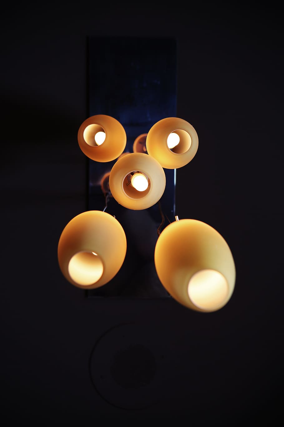 ceiling, light, lamp, baldachin, roof, illuminated, glowing HD wallpaper