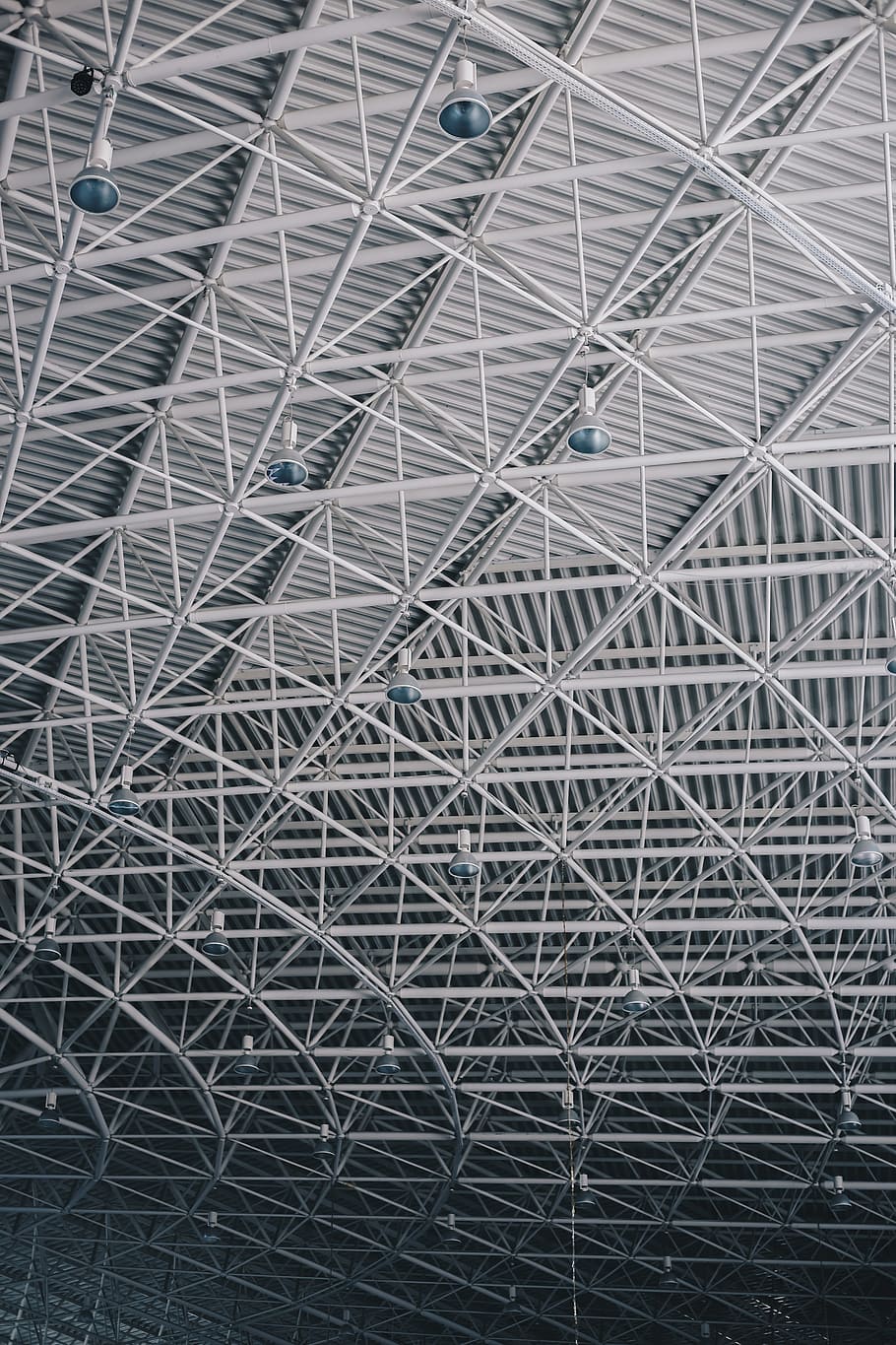 ceiling, structure, pattern, light, stadium, architecture, modern design HD wallpaper