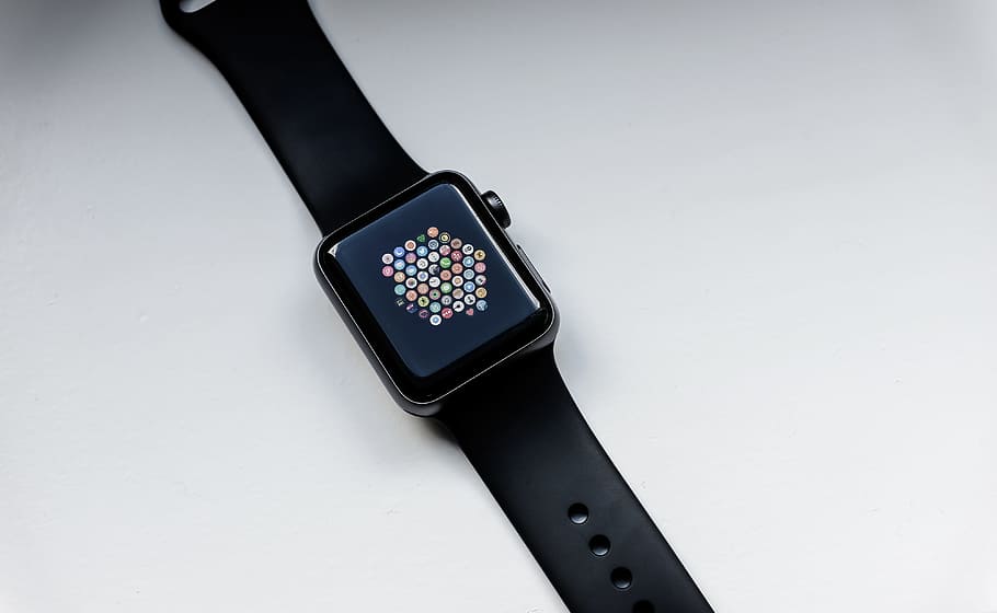 Apple Watch series 2, 38 mm, activity, alarm, apps, calendar HD wallpaper