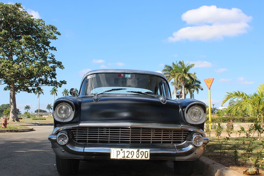 cuba, havana, car, motor vehicle, mode of transportation, land vehicle HD wallpaper