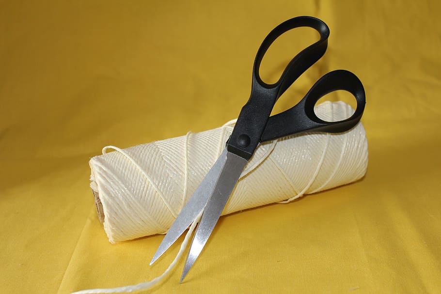 string, scissors, packing, wallpaper, template, craft, cut HD wallpaper