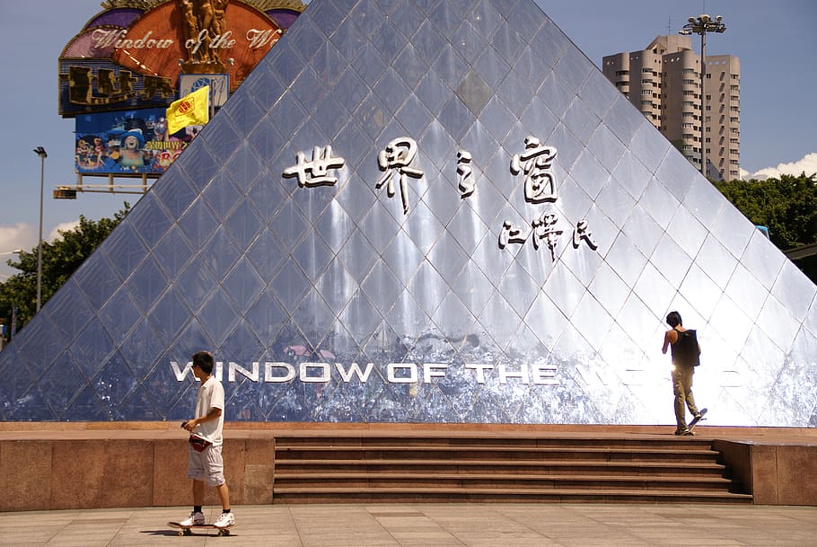 china, shenzhen shi, window of the world, architecture, full length