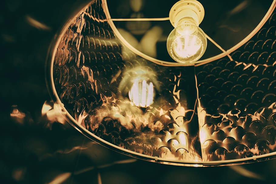 light, lamp, lighting, current, energy, old, retro, illuminated HD wallpaper