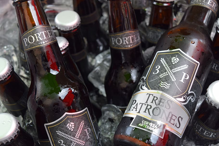 beer, text, close-up, still life, no people, indoors, variation HD wallpaper