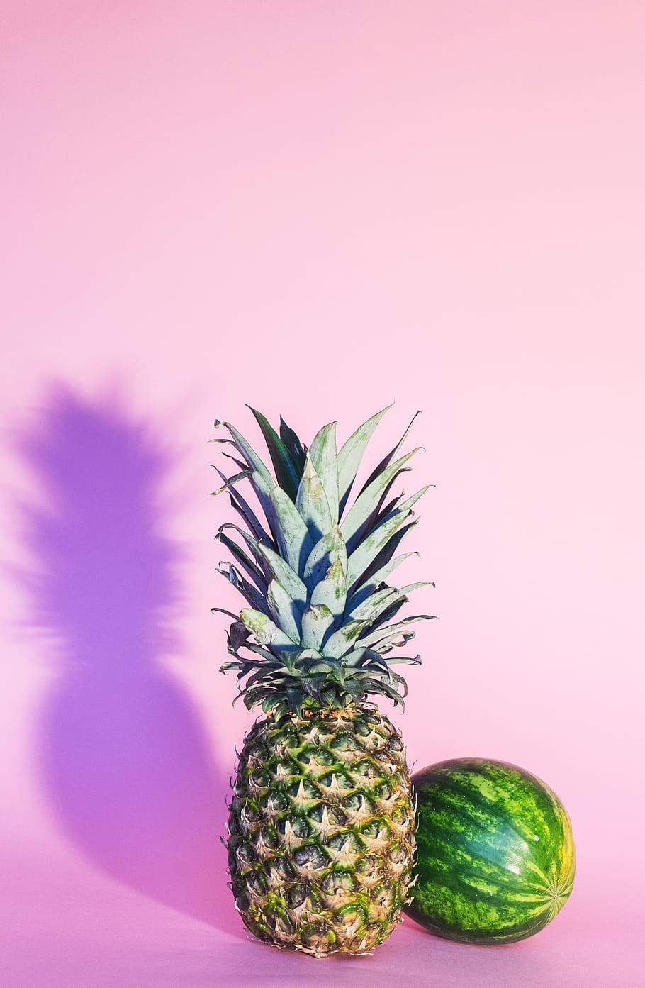 pineapple, watermelon, fruit, food, healthy, wellness, nutrition, HD wallpaper