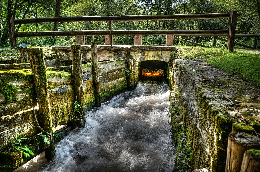 flow, stream, river, current, hdr, nature, water, flowing, environment HD wallpaper