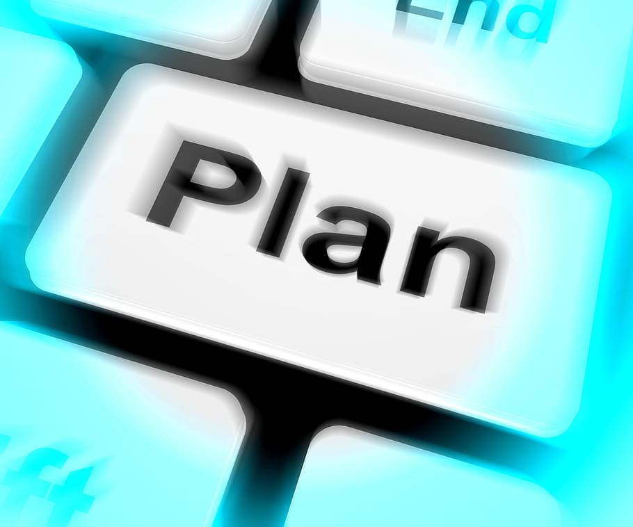 Plan Keyboard Showing Objectives Planning And Organizing, aim, HD wallpaper