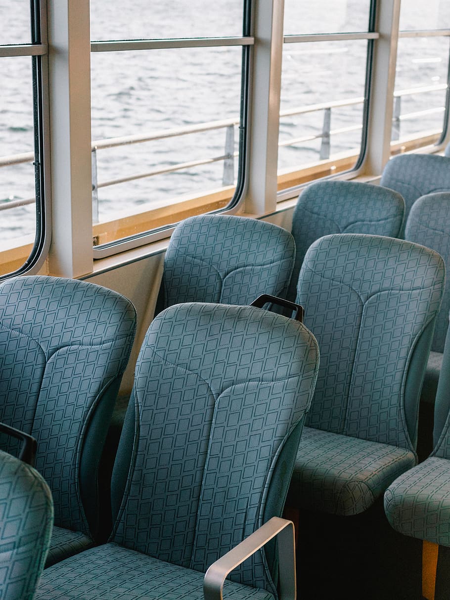 Empty Seats, inside, public transportation, vehicle interior HD wallpaper