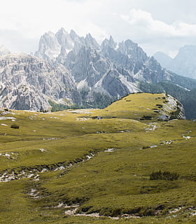 nature, mountain, mountain range, outdoors, plateau, peak, auronzo di cadore HD wallpaper