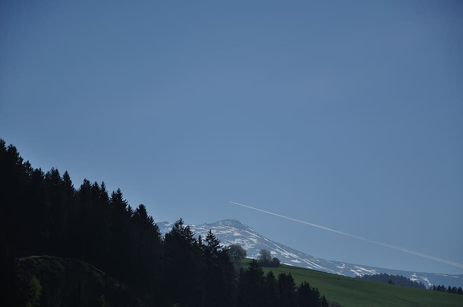 austria, plane, trees, sky, plant, scenics - nature, beauty in nature HD wallpaper