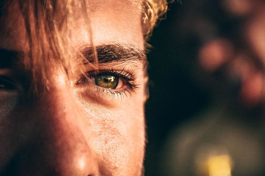 man's face, human eye, portrait, human face, body part, human body part HD wallpaper