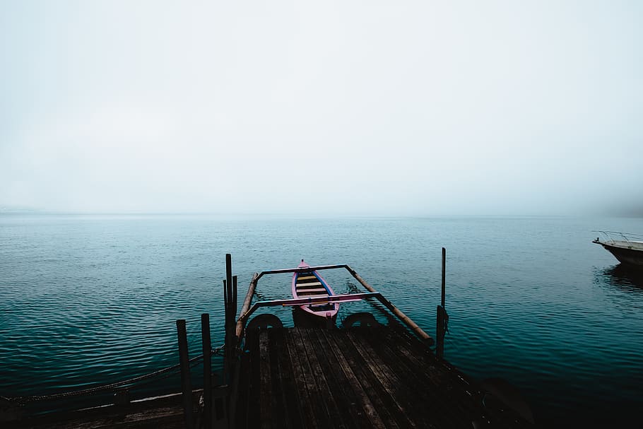 water, waterfront, pier, dock, port, boat, vehicle, transportation HD wallpaper