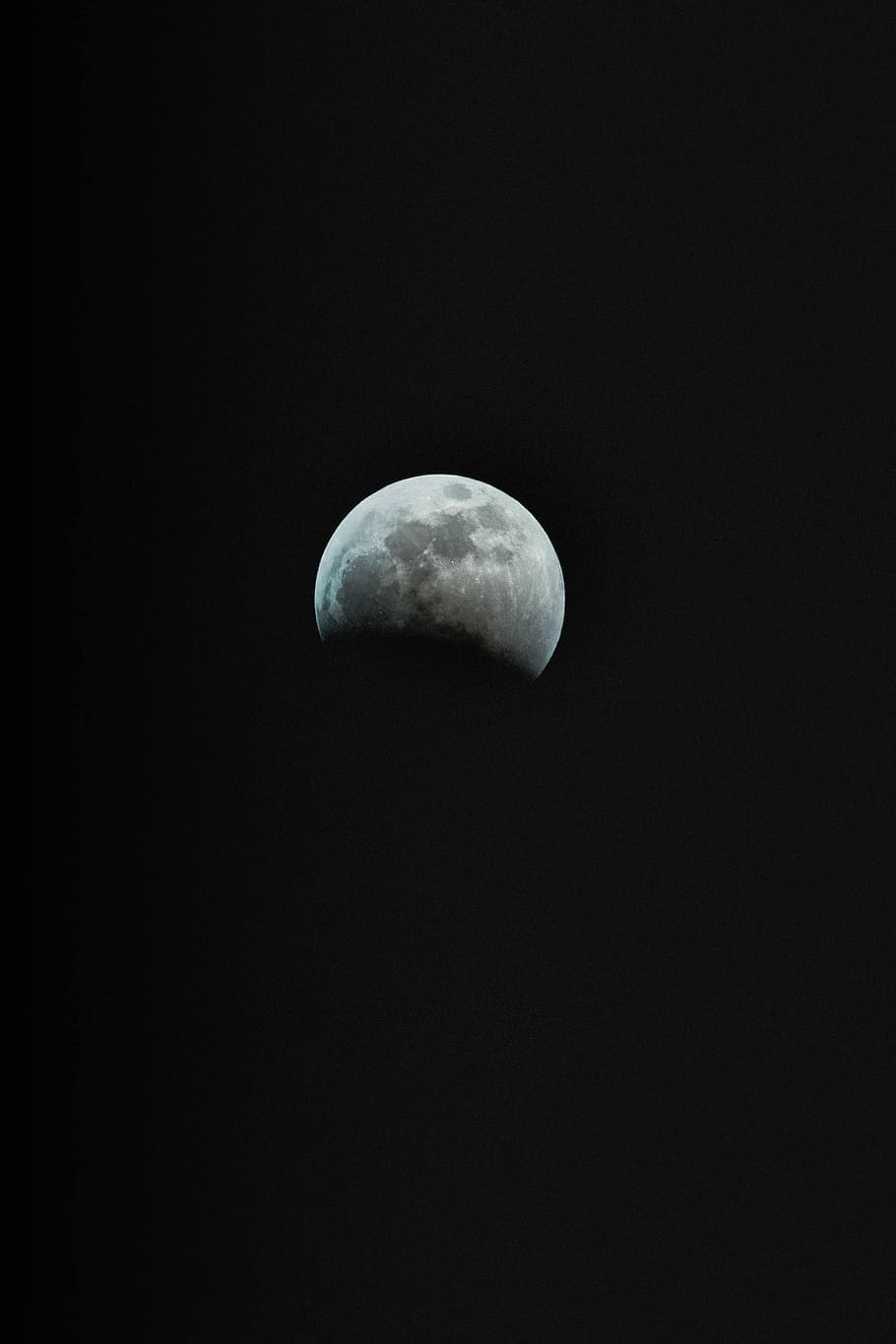 quarter moon, nature, outdoors, eclipse, outer space, universe HD wallpaper