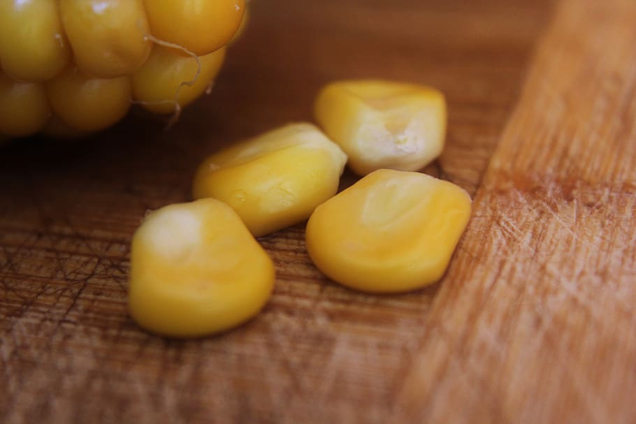 corn, close up, food, yellow, harvest, corn on the cob, delicious HD wallpaper