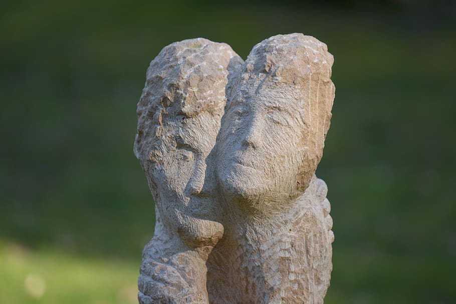 sculpture, art, statue, stone, representation, art and craft HD wallpaper