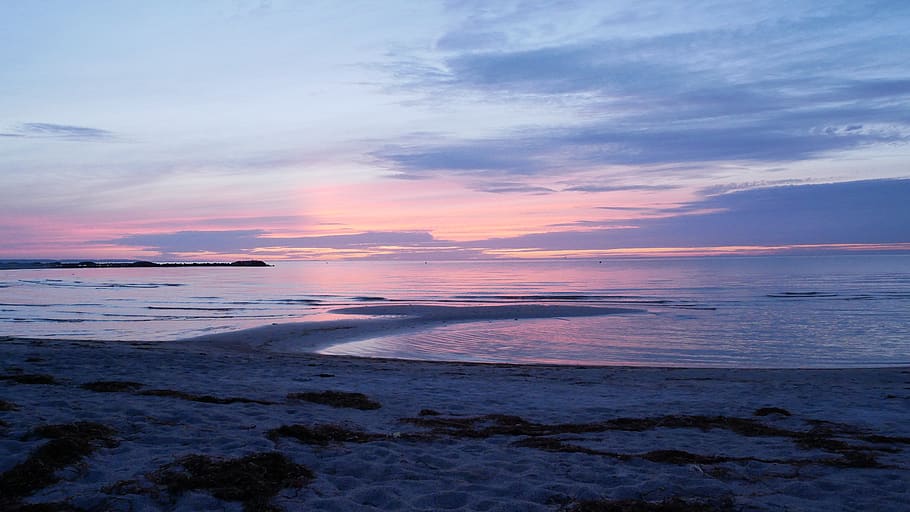 beach, summer, vacations, water, sand, sea, nature, coast, baltic sea HD wallpaper