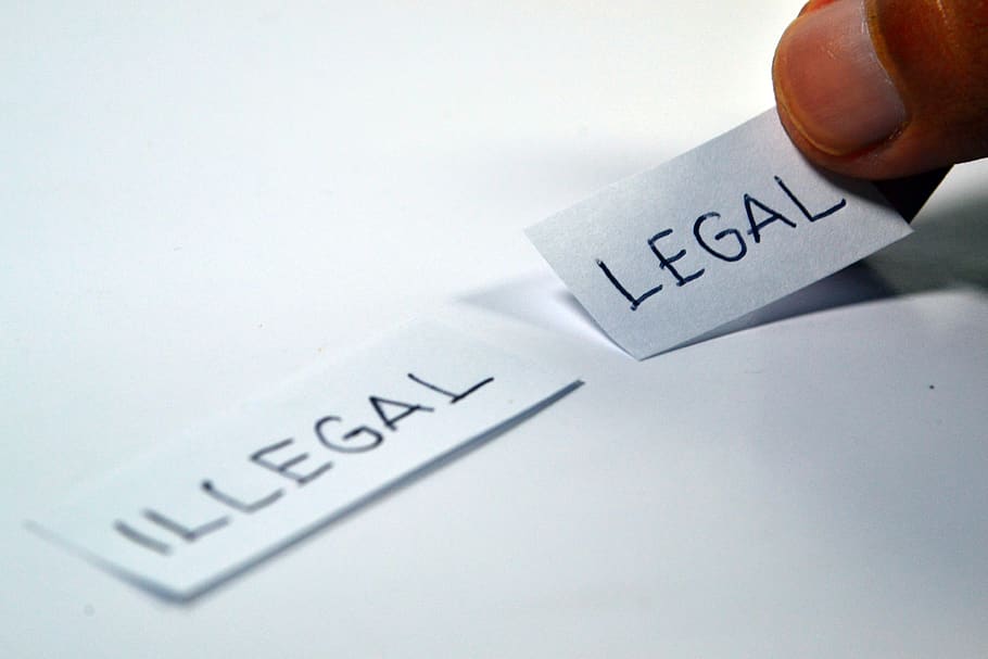 Person Holding White Paper Strip With Legal Handwritten Text HD wallpaper