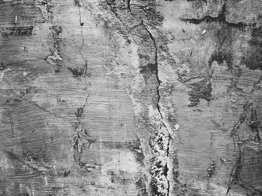 gray concrete wall, surabaya, indonesia, crack, fracture, raw HD wallpaper
