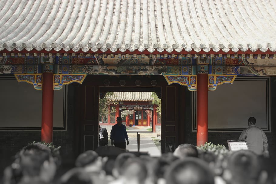 human, person, architecture, building, worship, temple, shrine HD wallpaper