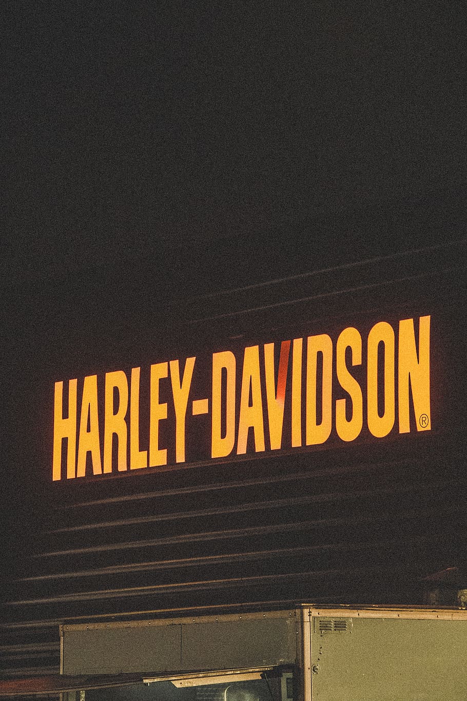 Harley-Davidson signage, word, trademark, logo, symbol, united kingdom, HD wallpaper