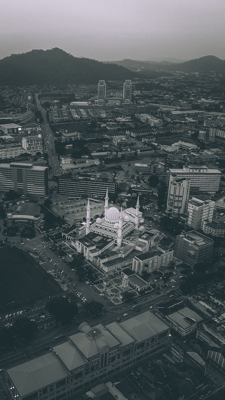 malaysia, kuantan, masjid sultan ahmad shah, building exterior